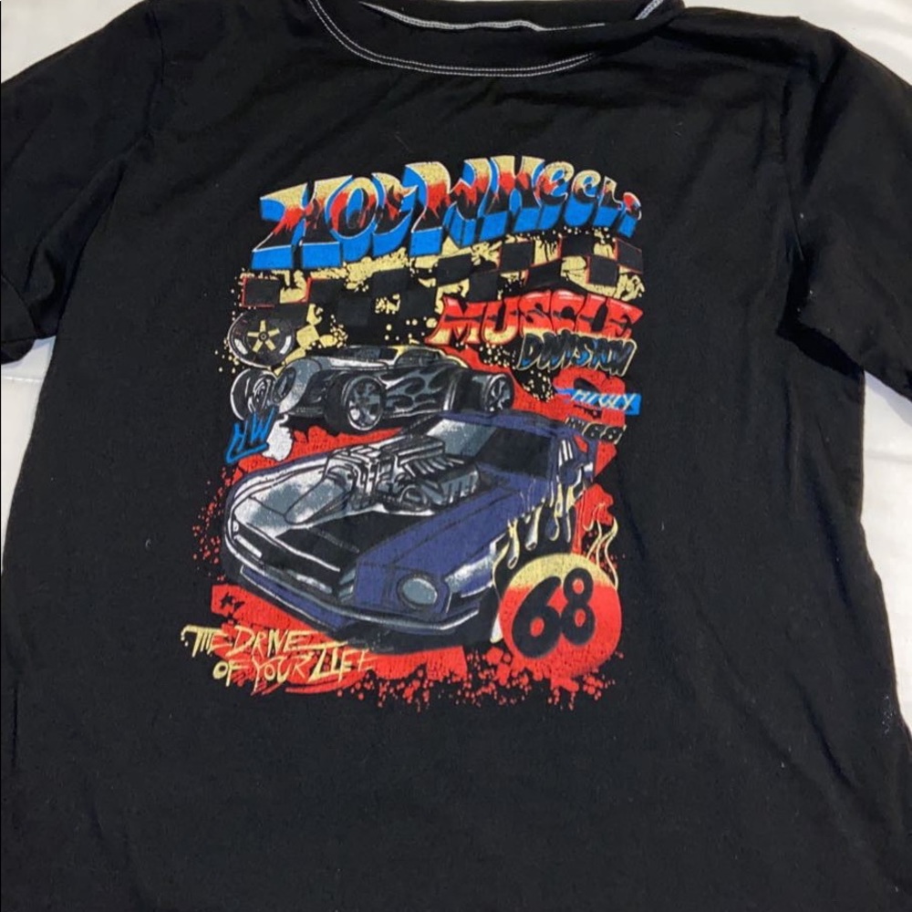 Black graphic tee